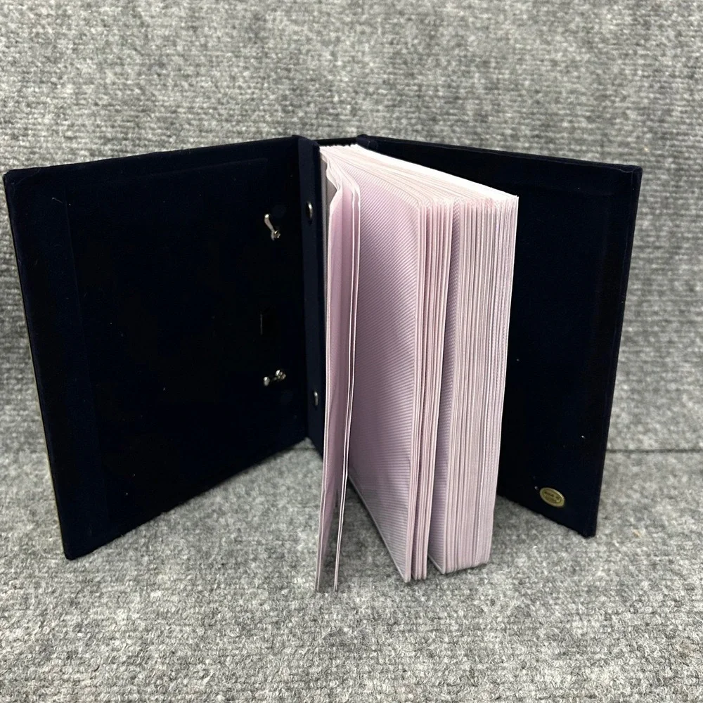 Sheridan Brass Gold Tone 4x6 Photo Album Velvet Bound Picture Frame Front 54401
